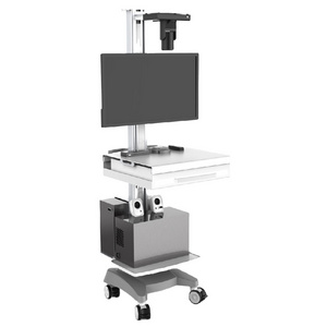 Medical used crash carts for sale PM trolley infusion stand hospital telemedicine cabinet tablet cart nursing cart