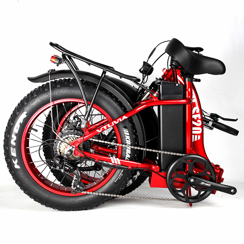 Folding Step Through Electric Bicycle 20 Inch Fat Tire 750w Ebike 250W 750W 36V 48v Electric Bike 7 Speeds ebike