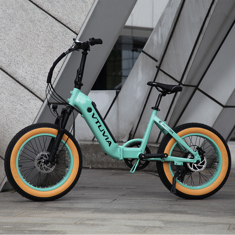 USA EU CA Warehouse 250W 750W 1000w ebike 6061 Aluminum Alloy electric folding bike fat tire with lithium battery