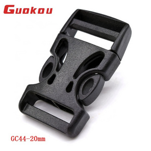 GC44 3/4inch plastic motorcycle helmet quick side release buckle for backpacks