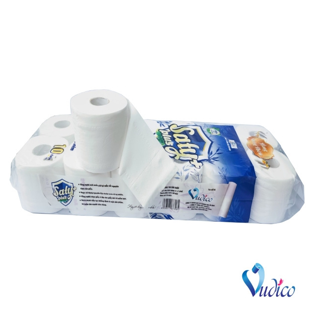 12 Rolls Toilet Tissue Fast Delivery Disposable Plus Blue Daily Life Hygiene Paper 12 Rolls Made In Vietnam Manufacturer