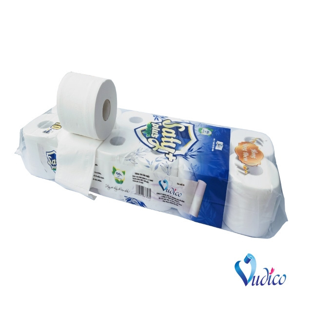 12 Rolls Toilet Tissue Fast Delivery Disposable Plus Blue Daily Life Hygiene Paper 12 Rolls Made In Vietnam Manufacturer