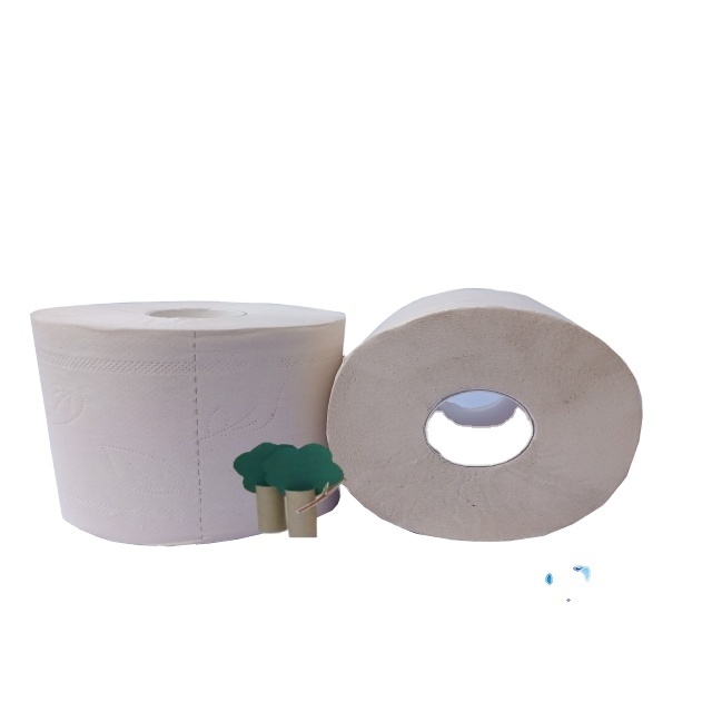 Embossed virgin bamboo pulp Tissue Paper/Cheap Toilet paper/Custom Soft Toilet Tissue roll manufacturer recycled Made in Vietnam