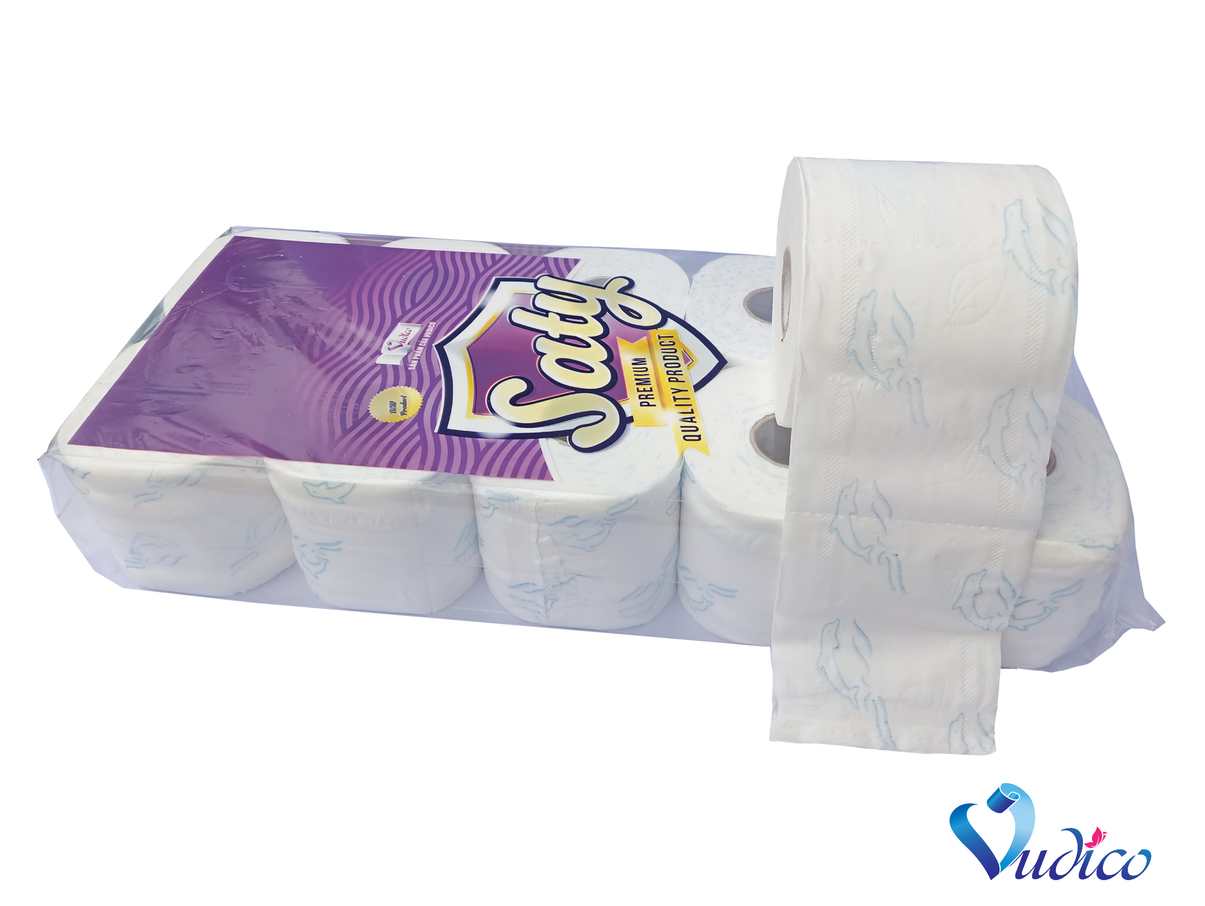 Free samples High quality cheap custom private label toilet paper bath tissue paper roll Made in Vietnam