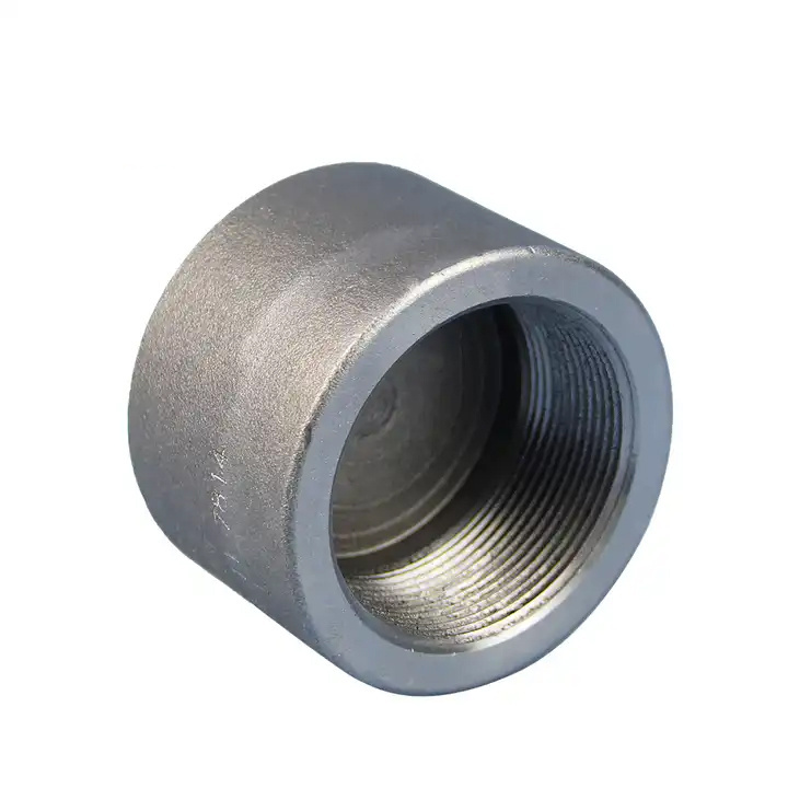 Customized High Pressure 3000# Forged End Cap 1 Inch Stainless Steel Pipe Fitting