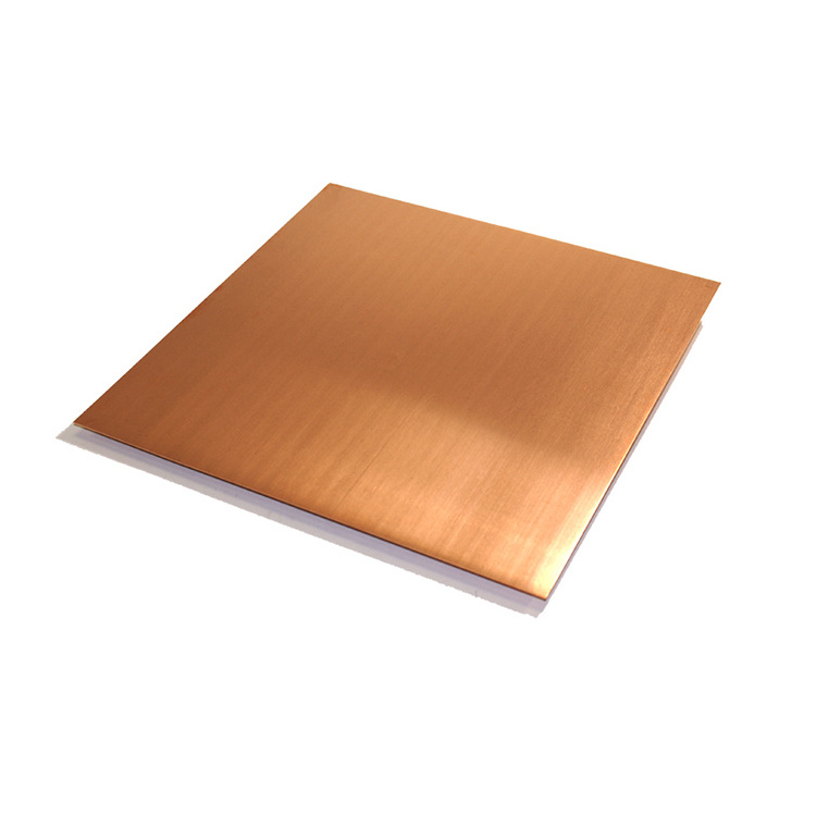 Plate/sheet Pure Copper Sheet for Red Cooper Sheet/plate Cheapest C12200 Copper China Copper Alloy Bronze Wholesale Price 99.90%