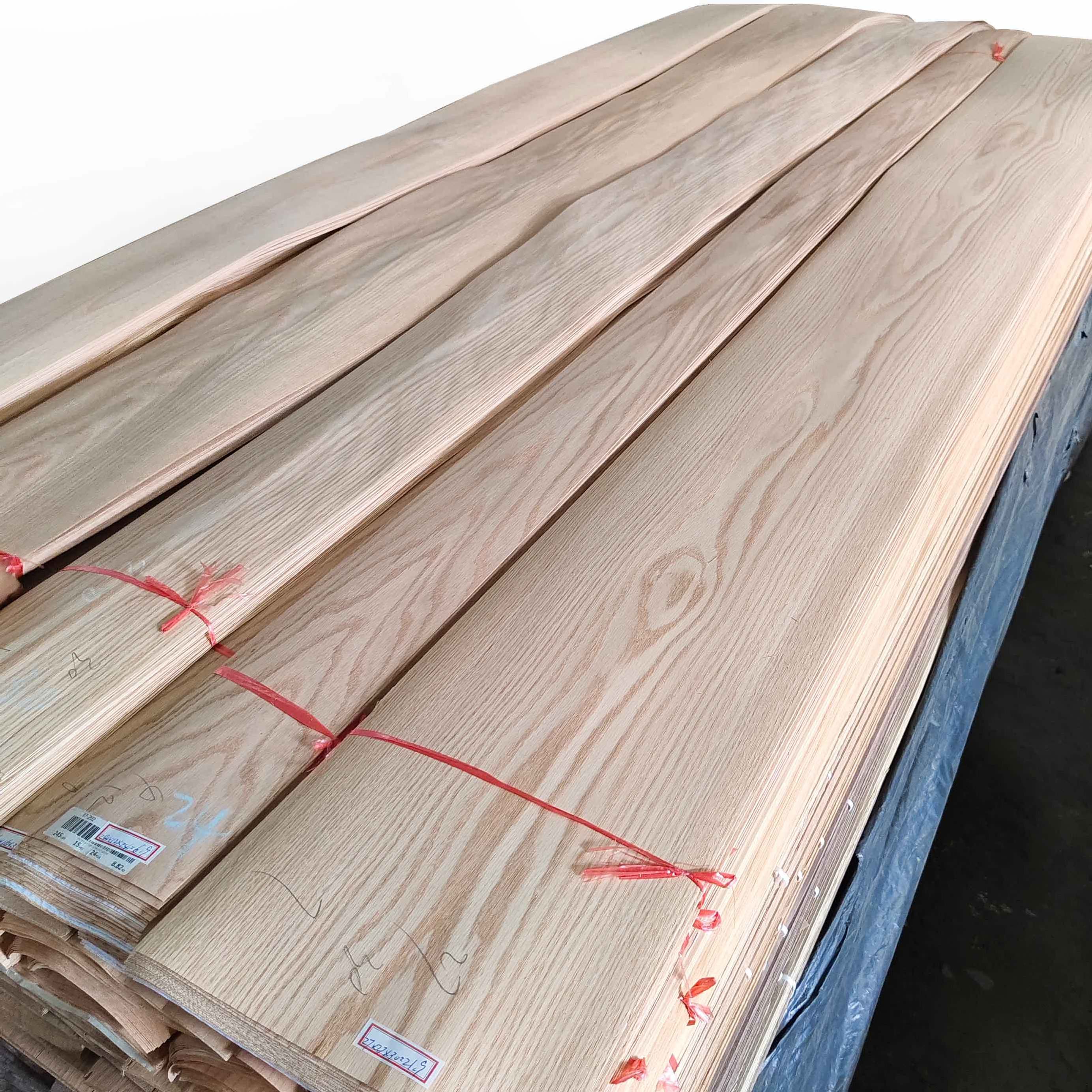 Hot Sale 0.2mm/0.3mm/0.45mm/0.5mm/0.6mm White ash Natural/Oak Veneer Natural White Oak Wood Veneer