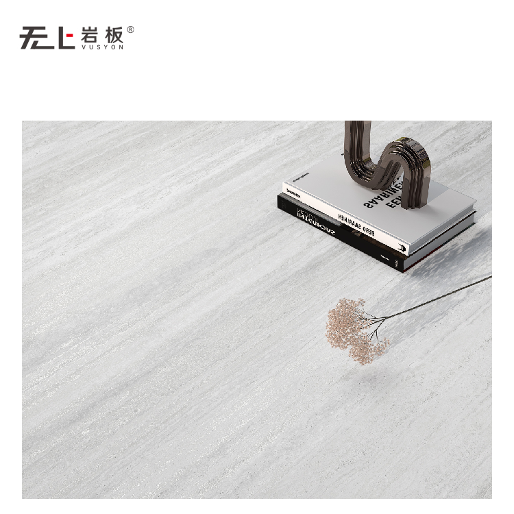 New Product Large Size Matte Grey Travertine Design Porcelain Sintered Stone for Indoor Outdoor Wall Floor Decoration