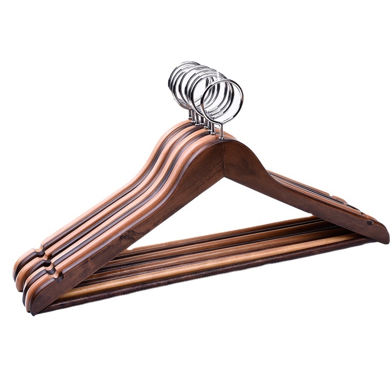 Ready to Ship Eco-friendly high quality clothes wooden wall hanger