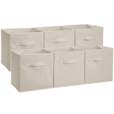 Foldable Closet Organizer clothing storage boxes Collapsible Storage Bins with handles  Cubes