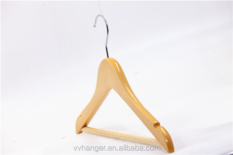 Ready to Ship Eco-friendly high quality clothes wooden wall hanger