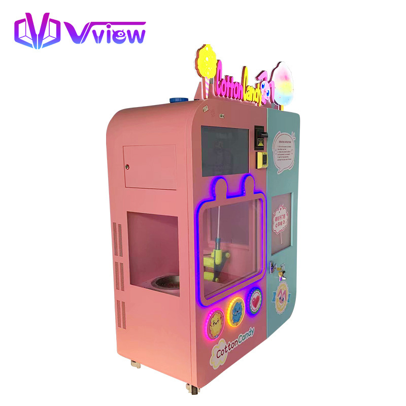 Vview Arcade Earn Money Fast Low Invent Kids Snack Vending 3D Vr Cotton Candy Machine Maker