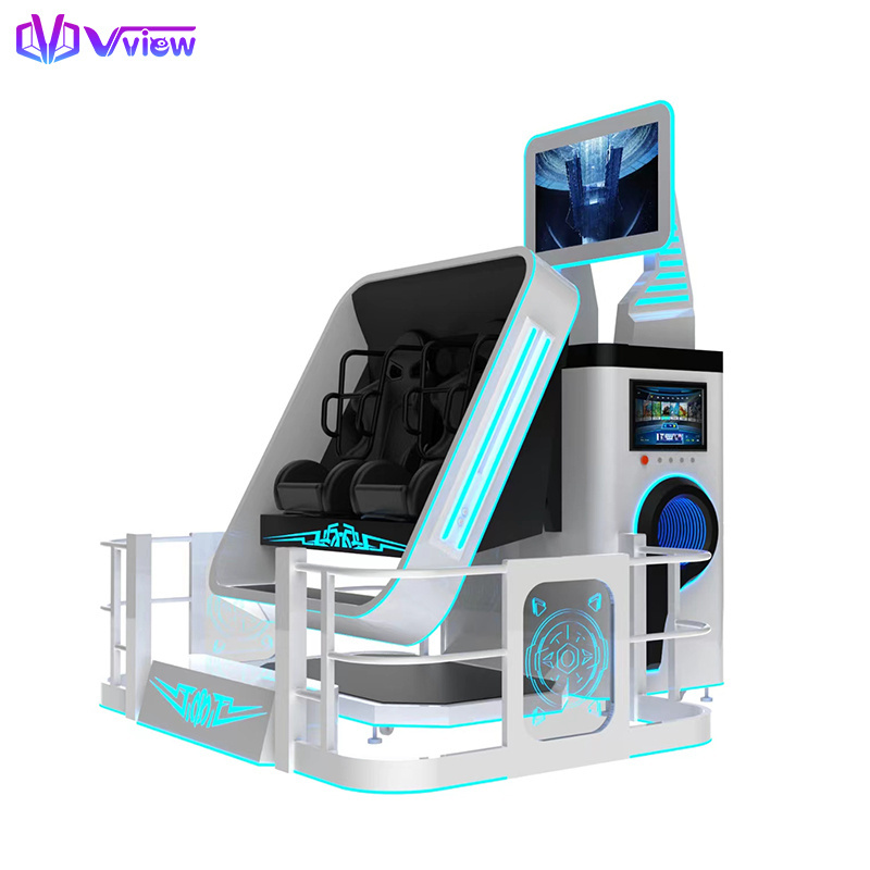 VVIEW VR Multiplayer Exclusive Cinema Equipment 360 Virtual Reality Seat 9D VR Racing Game Machine