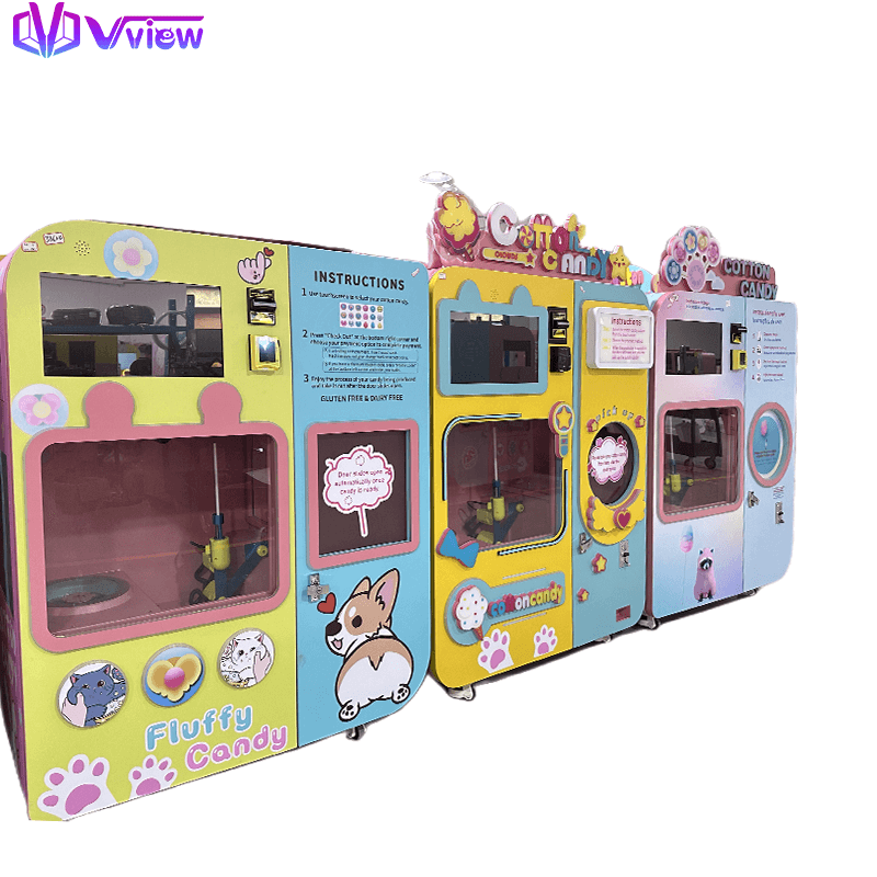 Hot Selling Digital Cocktail Period Mobile App Marshmallow Cotton Candy Vending Machine