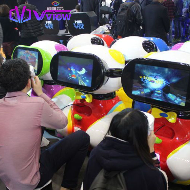 VVIEW Vr Learning Family Kids Hitting Hammer Arcade Game Machine Family Auto Coin Operated Breathalyzer Machines Vr Child