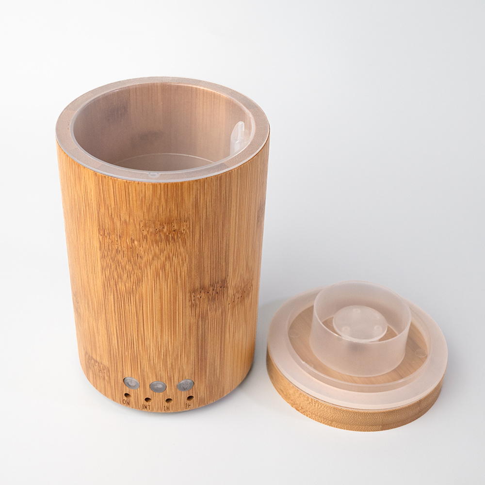 150ml Natural Wooden Essential Oil Diffuser Bamboo Aroma Diffuser Humidifier for Home Decorate