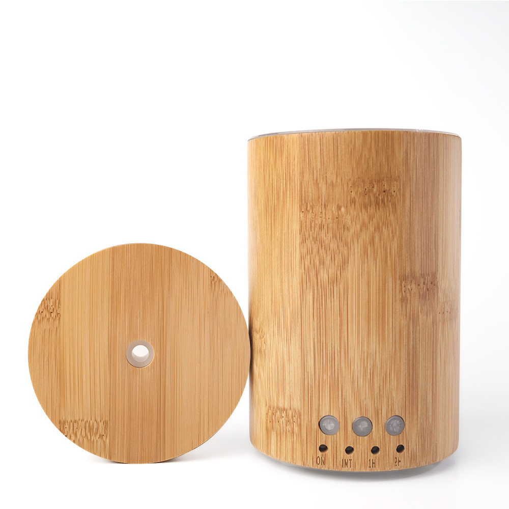 150ml Natural Wooden Essential Oil Diffuser Bamboo Aroma Diffuser Humidifier for Home Decorate