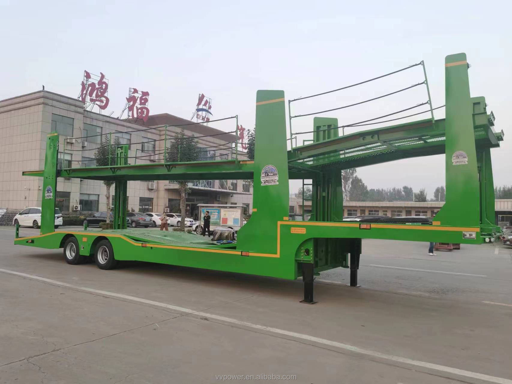 Hot selling new products car dolly trailer car transporter trailer air bagged car trailer for sale