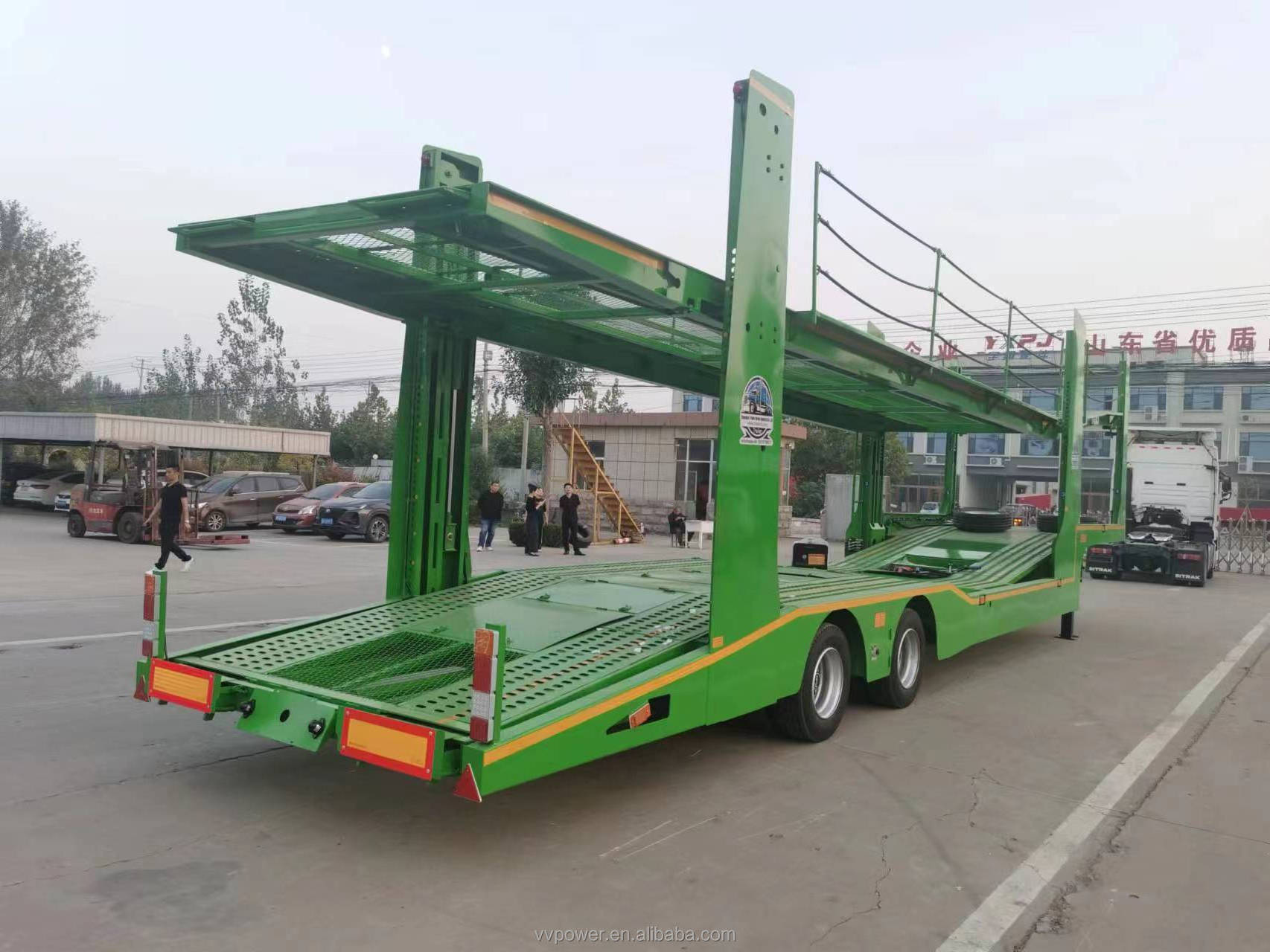 Hot selling new products car dolly trailer car transporter trailer air bagged car trailer for sale