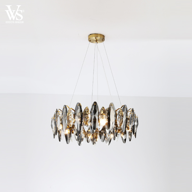 VVS ZhongShan Golden Led Iron Dimmable Imported From China Fancy Lighting Luxury Modern Chandelier