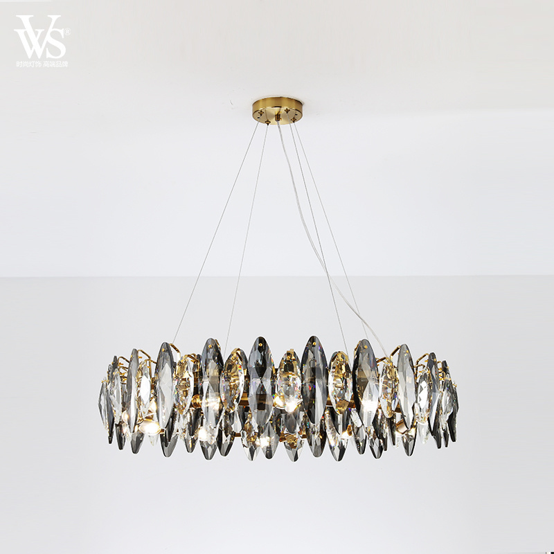 VVS ZhongShan Golden Led Iron Dimmable Imported From China Fancy Lighting Luxury Modern Chandelier