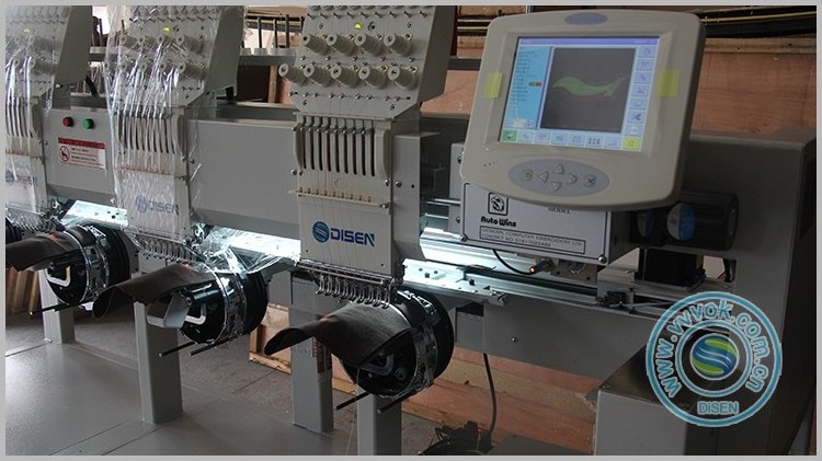 Multifunction 4 heads gemsy embroidery machine