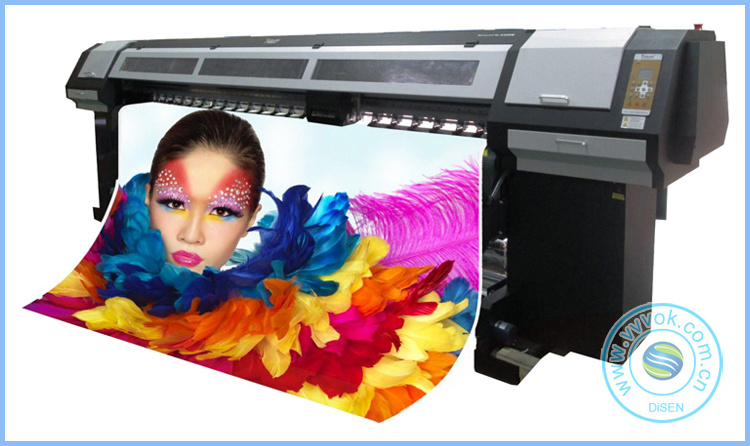 3.2m Wide Format Heavy Duty Tarpaulin Printer Inkjet Vinyl Large Size Sticker Eco Solvent Printer Outdoor