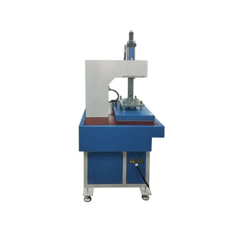 40*60 single station heat press up and down heating debossed embossing machine 3d print hydraulic embossed heat transfer logo