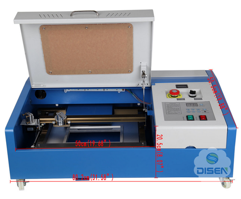 Trade price diy stamp portable mini laser engraver cutting high quality cnc cutter 40w 3020 co2 desktop laser engraving machine