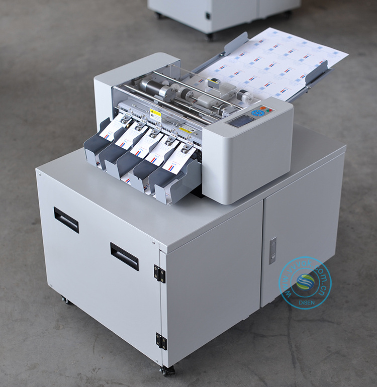 commercial industrial multi-function die cutter plastic collector business card and flyer playing game card cutting machine