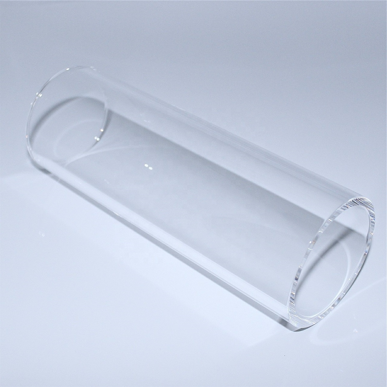 Factory Supply Optical Quartz Sapphire Tubes High Temperature Resistant UV Glass Test Pipe for Powder Sintering with low price