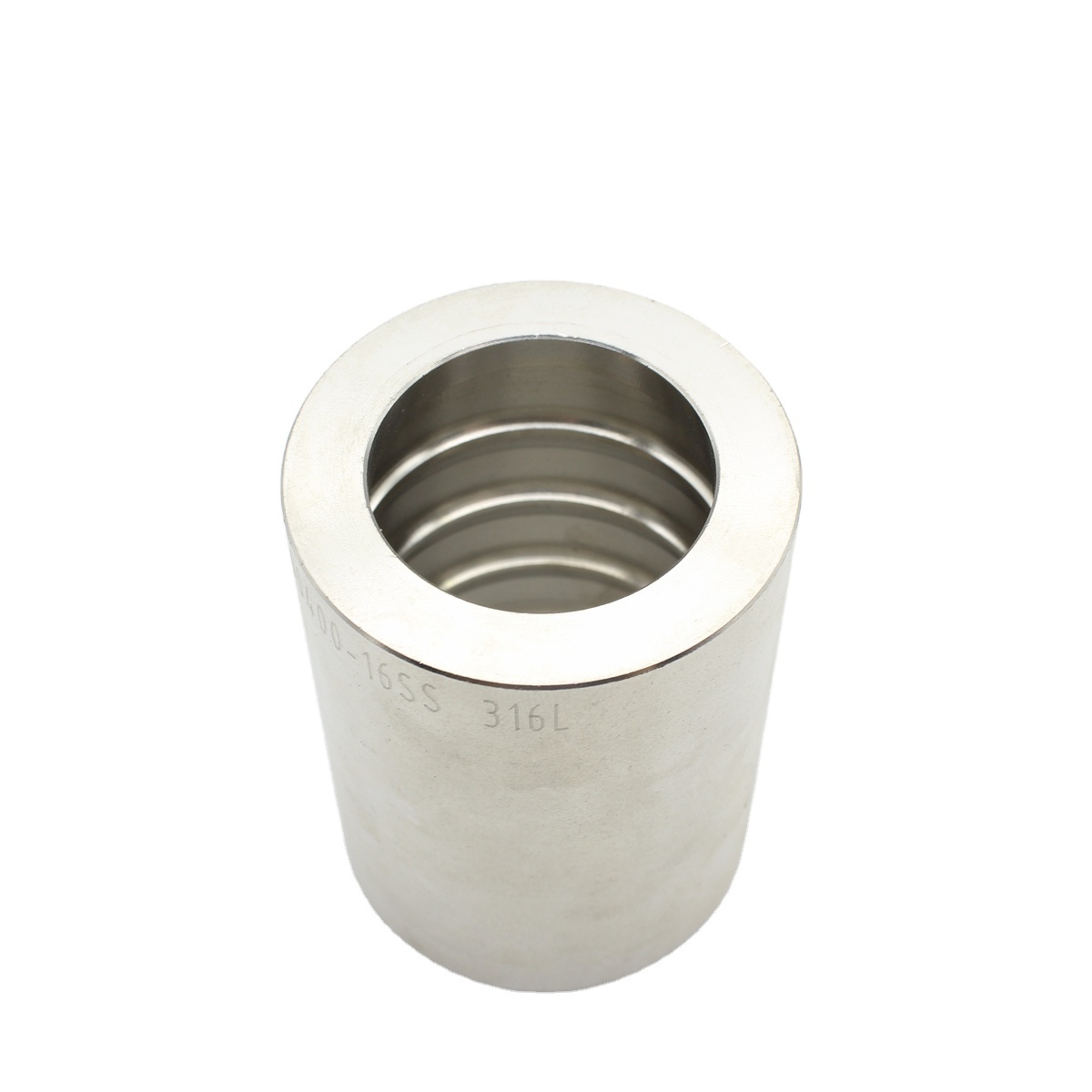 SS OEM Custom 00210 Interlocking Ferrule BSP BSPT JIC ORFS Stainless Steel Hydraulic Hose Fitting Female Metal Hydraulic sleeve