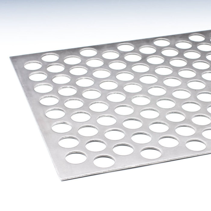 SS 304 Perforated Plate Porous Round Hole Screen Stainless Steel Metal Punching Mesh Sheet