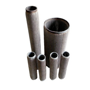 304 316 Stainless Steel Sintered Wire Cylinder Sprial Welded Perforated Porous Mesh Filter Tube