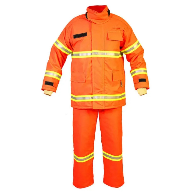 Factory Supply 4 Layers Nomex Fire Fighter Fire Fighting Fireman Firefighter Jacket