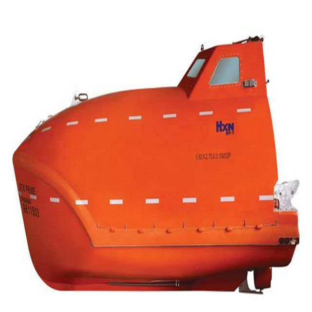 The factory produces CCS certified open lifeboats with fiberglass hull and customized boat racks