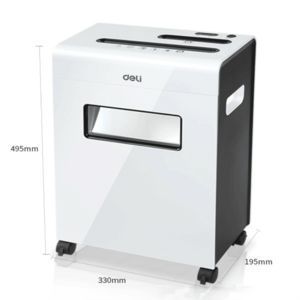 Deli Electric Special Field Of Job Office Cd Card Paper Shredder Machine Auto Feeding Shredder