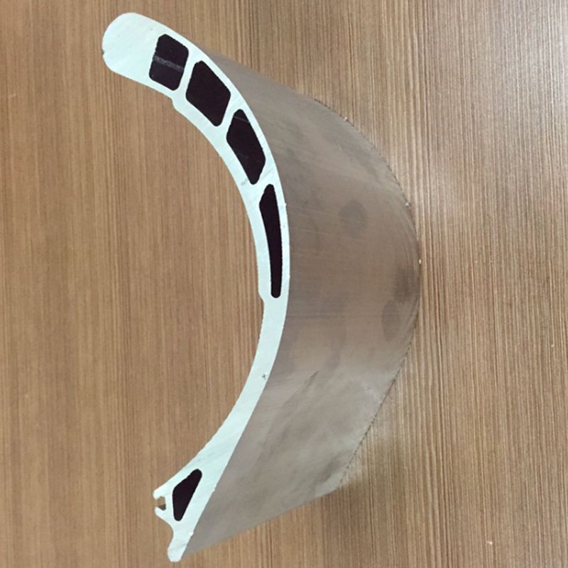 Factory  Powder Coating Aluminum Oval Tube Aluminum Airfoil Louver Blinds Extrusion Profile