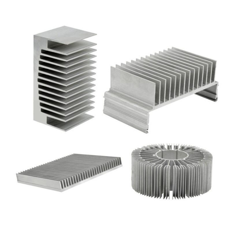 Custom Processing Top Quality Extruded Profile Flexible Aluminium Heat Sink