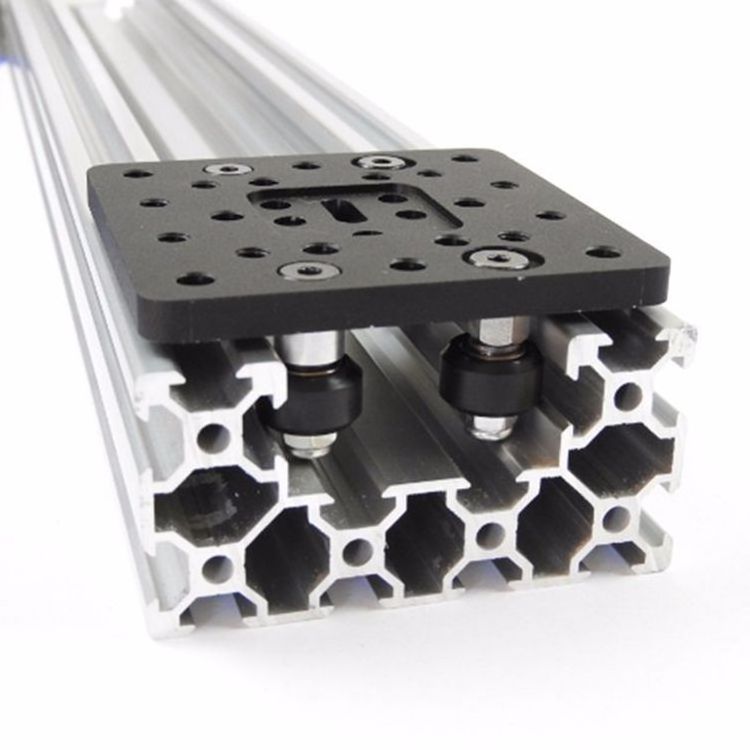 Black Anodized 4080 V-slot C BEAM Aluminium Extrusion Profile for 3D Printer/CNC Engraving