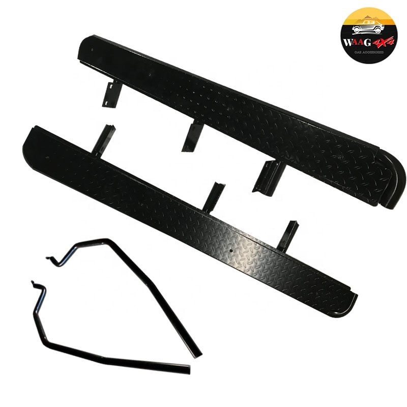 Good Quality Side Steps Brush Rail Bars Rock Sliders Running Board for Nissan np300  Navara D40