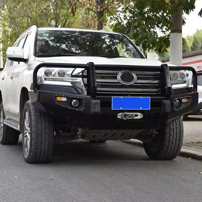 Heavy Duty Metal Steel Bull Bar Front Bumper Grill Guard for Land Cruiser LC200 2016+