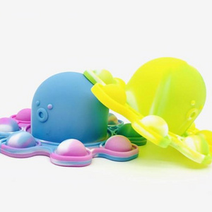 Hot selling  Silicone new design cute pop jellyfish parent child game toys cute pop bubble relieve Stress Fidgeting bubble Toys