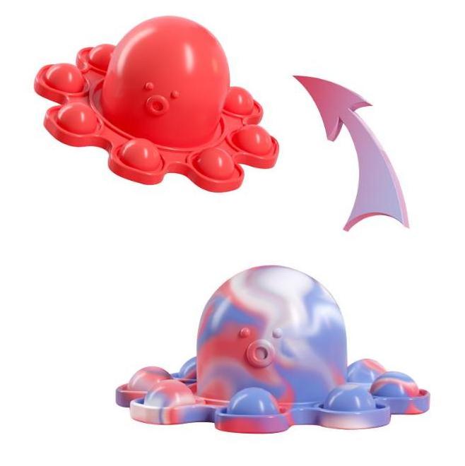 Hot selling  Silicone new design cute pop jellyfish parent child game toys cute pop bubble relieve Stress Fidgeting bubble Toys