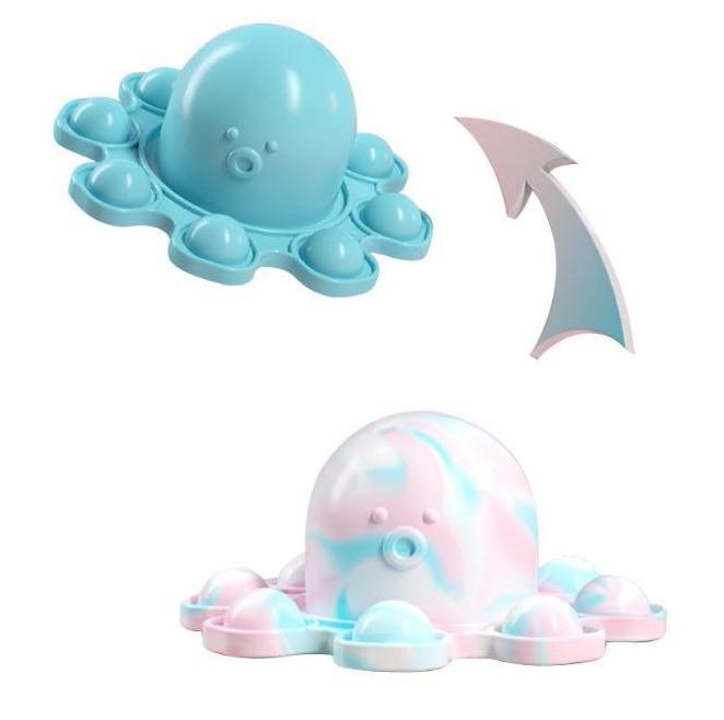 Hot selling  Silicone new design cute pop jellyfish parent child game toys cute pop bubble relieve Stress Fidgeting bubble Toys