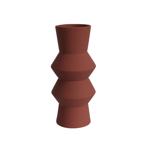 Morandi Nordic INS geometric matte silicone vase home furnishings soft decoration simple decoration ceramic crafts