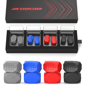 Hot Jaw Exerciser for Men & Women Silicone Jawline Exerciser 4 Resistance Levels Jawline Jaw Exerciser And Neck Toning Jawline