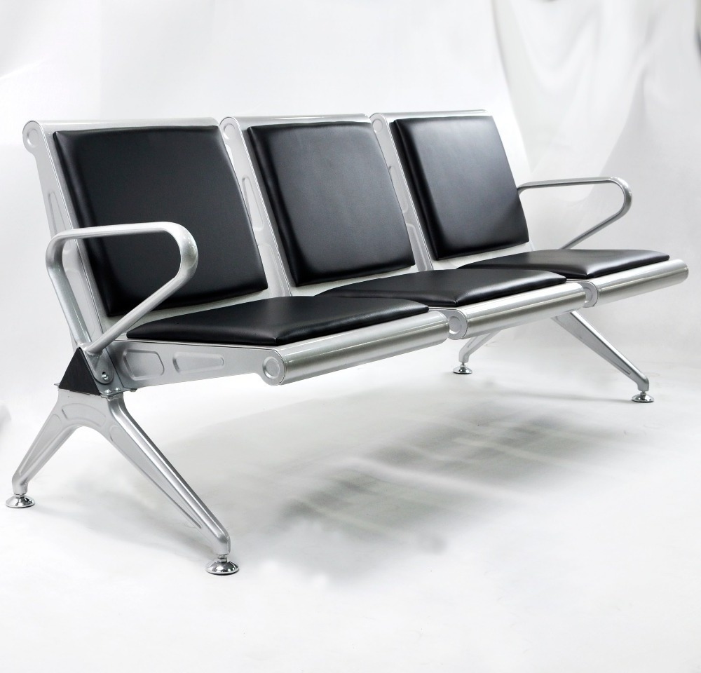 2022 hot sale triangle airport waiting chair hospital 3-seater waiting room Infusion chair