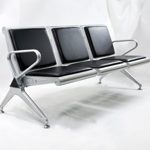 2022 hot sale triangle airport waiting chair hospital 3-seater waiting room Infusion chair