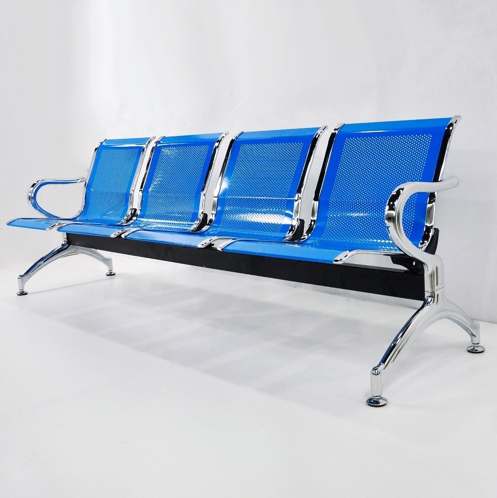 Hot Sale 4 Seat Metal Airport Chair Modern Hospital Waiting Room Chair Public Place Waiting Chair